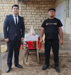 Respublika Ağsaqqallar Şurasının sədr müavini Ağalar Vəliyev tərəfindən, Goranboy  rayon Ağsaqqallar şurasının 50 nəfər üzvünə Qurban bayramı ilə əlaqədar bayram payı verildi.