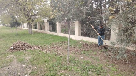 Goranboy rayonunda abadlıq və təmizlik işləri davam etdirilir