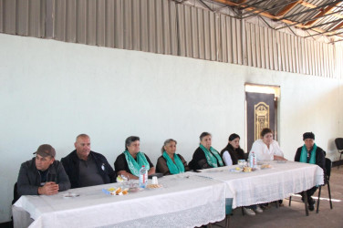 “Konstitusiya və Suverenlik İli” tədbirləri çərçivəsində, “27 sentyabr-Anım Günü” ərəfəsində Goranlı kəndində şəhid ailələri ilə görüş keçirildi