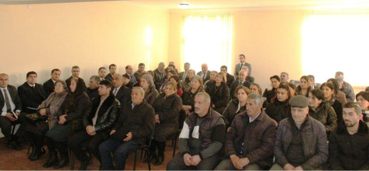 Goran qəsəbəsində səyyar qəbul keçirildi