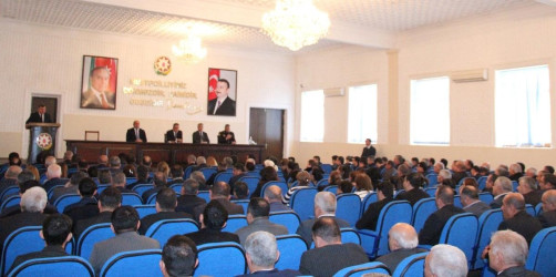 Goranboyda İcra Başçısı yanında Şuranın növbəti iclası keçirildi