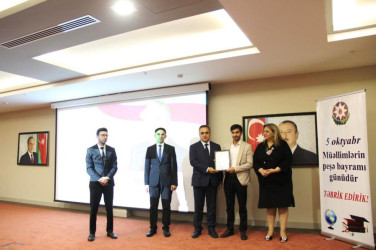 Goranboyda “5 oktyabr–müəllimlərin peşə bayramı günü” ilə bağlı tədbir keçirildi