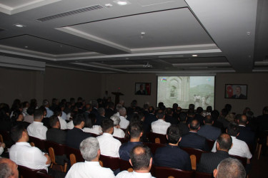 Goranboyda “15 iyun Milli Qurtuluş Günü” ilə bağlı “Ulu Öndər Heydər Əliyev müstəqil Azərbaycanın xilaskarıdır” mövzusunda tədbir keçirildi