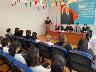 Goranboyda “Yetkinlik yaşına çatmayan şəxslərin erkən evliliyinin fəsadları”  mövzusunda tədbir keçirildi