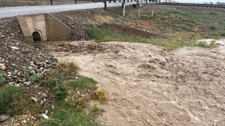 Goranboyda  bu  gecə  başlayan yağışlar nəticəsində  çaylarda suyun səviyyəsi artmışdır