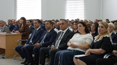 Goranboyda təhsil işçilərinin sentyabr konfransı keçirildi