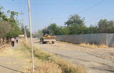 Səfikürddə kənd tam orta məktəbinə gedən əsas avtomobil yoluna asafalt çəkilməsi işlərinə start verildi