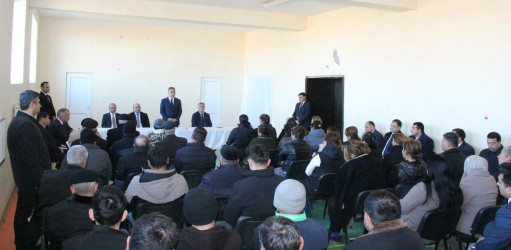 Goranboyda növbəti səyyar qəbul Dəyirmanlar kəndində keçirildi