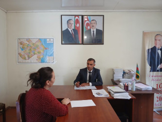 Goranboyda vətəndaş qəbulları davam edir