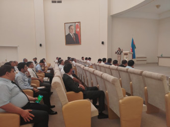 Goranboyda “Cəmiyyətə xidmət psixologiyası: Dövlət qulluqçusunun daxili motivasiyası" mövzusunda təlim keçirildi
