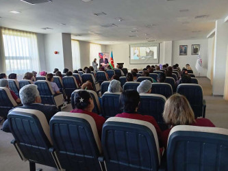 Goranboyda, Ümummilli Lider Heydər Əliyevin anadan olmasının 102-ci ildönümü ilə bağlı, “Heydər Əliyev  və Azərbaycan səhiyyəsi” mövzusunda konfrans keçirildi