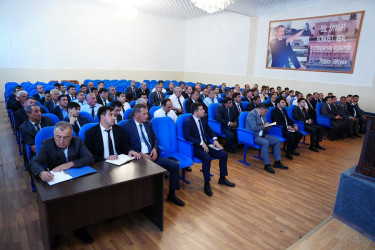 Goranboyda Dövlət Proqramının icra vəziyyəti ilə bağlı müşavirə keçirildi