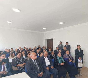 Goranboyda növbəti səyyar qəbul Qarqucaq kəndində keçirildi