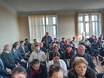 Alpout kəndində səyyar qəbul keçirildi