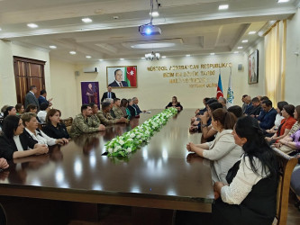 Goranboyda "Konstitusiya və Suverenlik ili" çərçivəsində  "28 May-Müstəqillik Günü" ilə bağlı, "Müstəqilliyimiz əbədidir, daimidir, dönməzdir"  mövzusunda konfrans   keçirildi.