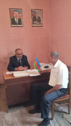 Goranboyda vətəndaş qəbulları davam edir