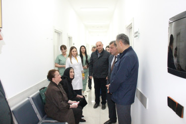 Goranboy rayon İcra Hakimiyyətinin başçısı Sağlamlıq Klinikasının fəaliyyəti ilə tanış oldu