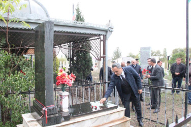 İcra başçısı Qaradağlıda şəhidlərimizin  məzarlarını ziyarət etdi
