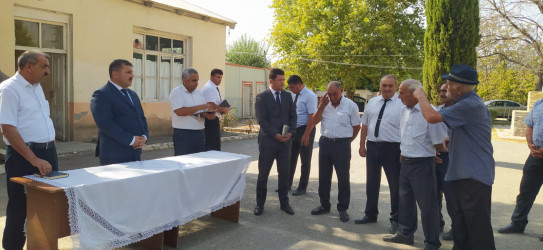 Balakürd kəndində su istifadəçiləri ilə görüş keçirildi