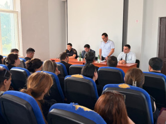 Goranboyda “Əhalinin mülkiyyət hüquqlarının təmin edilməsi sahəsində tədbirlərin səmərəliliyinin artırılması” mövzusunda maarifləndirici tədbir keçirildi