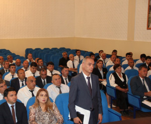 Goranboy Rayon İcra Hakimiyyəti başçısı yanında Şuranın növbəti iclası keçirildi