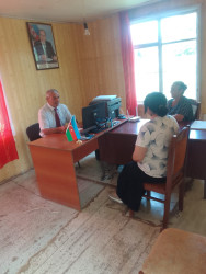 Goranboyda vətəndaş qəbulları davam edir