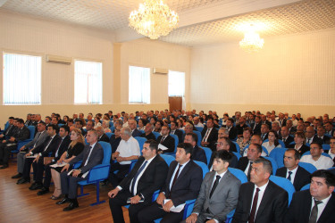 Goranboy Rayon İcra Hakimiyyəti başçısı yanında Şuranın növbəti iclası keçirildi