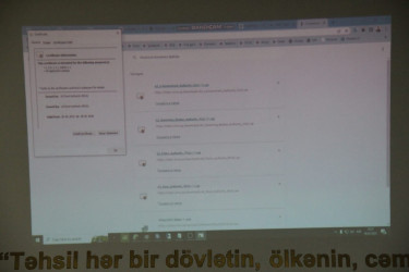 Azərbaycan Respublikası Prezidentinin  “Vətəndaşlıq vəziyyəti aktlarının dövlət qeydiyyatı sahəsində elektron xidmətlərin tətbiqinin genişləndirilməsi haqqında” Fərmanının icrası ilə bağlı,  Goranboyda seminar keçirildi.