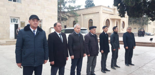 Goranboyda dünən təyyarə qəzasında həlak olanların xatirəsi yad edilib