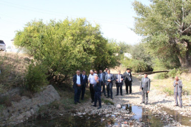 İcra Başçısı Qarqucaq və Şəfibəyli kəndlərində əhalini narahat edən problemləri yerində araşdırdı