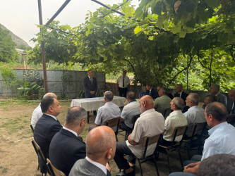 Goranboyda növbəti səyyar qəbul Erkeç kəndində keçirildi