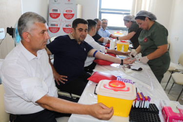 Goranboyda “Talassemiyasız həyat naminə” proqramı çərçivəsində qanvermə aksiyası keçirildi