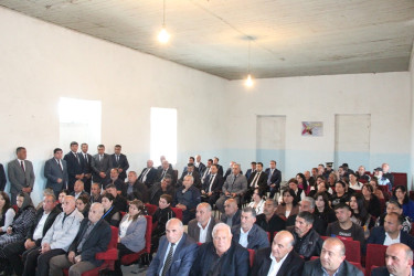 Goranboyda növbəti səyyar qəbul Zeyvə kəndində keçirildi