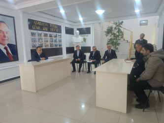 Goranboy rayon İcra Hakimiyyətində vətəndaşların müraciətləri dinlənildi