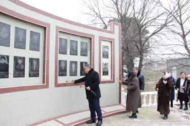 Goranboyda şəhid Milli Qəhrəman Niyazi Aslanov anıldı