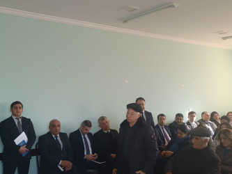 Goranboyda növbəti səyyar qəbul Yeniyol kəndində keçirildi