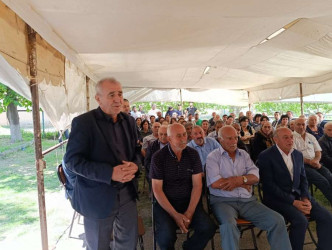 Goranboyda növbəti səyyar qəbul Qurbanzadə kəndində keçirildi