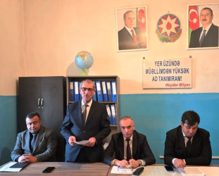 Goranboyda inzibati ərazi dairəsi üzrə nümayəndəliklərdə hesabat iclasları keçirildi