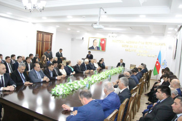 Goranboyda Yeni Azərbaycan Partiyasının təsis edilməsinin 33-cü ildönümü ilə bağlı, “Yeni Azərbaycan Partiyası – Zəfər Partiyası” adlı tədbir keçirildi