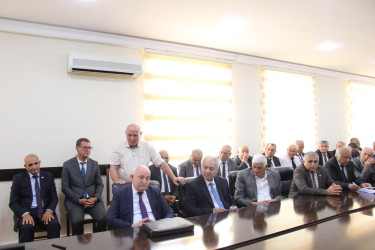 Goranboyda Ağsaqqallar Şurasının hesabat iclası keçirildi