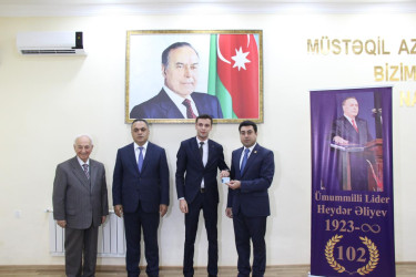 Goranboyda, “Konstitusiya və Suverenlik İli” tədbirləri çərçivəsində, “Ümummilli Lider Heydər Əliyev və müstəqil, suveren Azərbaycan” mövzusunda tədbir keçirildi