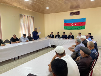Goranboyda Məhərrəmlik ayının başlanması ilə əlaqədar din xadimləri ilə növbəti görüş keçirildi