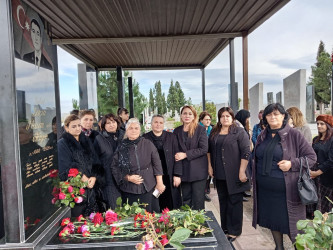 Yəhərçi-Qazaxlar kəndindən Vətən Müharibəsi şəhidi  Laçın Alıyevin ildönümündə məzarı ziyarət olundu.