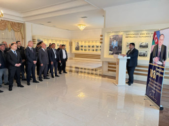 Goranboy rayonunda Ümummilli Lider Heydər Əliyevin anadan olmasının 103-cü ildönümü ilə bağlı “Heydər Əliyev irsi: Su və kənd təsərrüfatının davamlı inkişafı” mövzusunda tədbir keçirildi