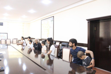 Goranboyda,  məktəbəqədər hazırlıq kursuna gedəcək şəhid övladları ilə görüş keçirildi