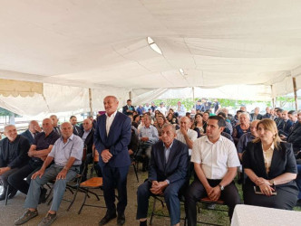 Goranboyda növbəti səyyar qəbul Qurbanzadə kəndində keçirildi