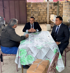 Goranboyda Qurban bayramı münasibəti ilə 500-dən çox ailə ziyarət olunaraq bayram sovqatları təqdim olundu