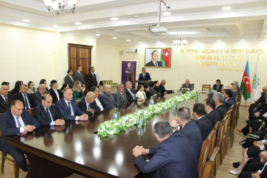 Goranboyda, “Konstitusiya və Suverenlik İli” tədbirləri çərçivəsində, “Ümummilli Lider Heydər Əliyev və müstəqil, suveren Azərbaycan” mövzusunda tədbir keçirildi