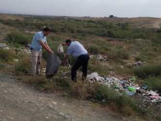 Goranboyda, “Yaşıl dünya naminə həmrəylik ili” çərçivəsində  təmizlik aksiyası keçirildi