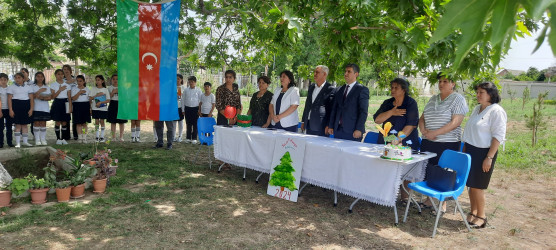 "Yaşıl dünya naminə həmrəylik ili" ilə bağlı Dəliməmmədli şəhər tam orta məktəbində tədbir keçirildi.